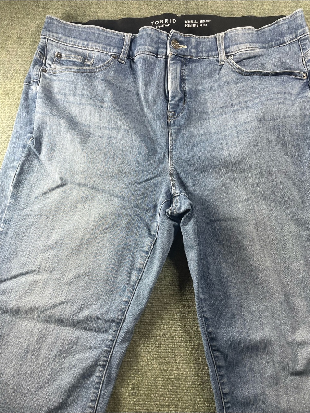 torrid Light Blue Straight Leg Jeans